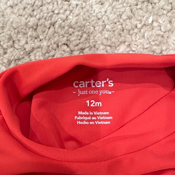 Carter's Red Rash Guard and Blue Star Swim Shorts Set - Picture 5 of 5